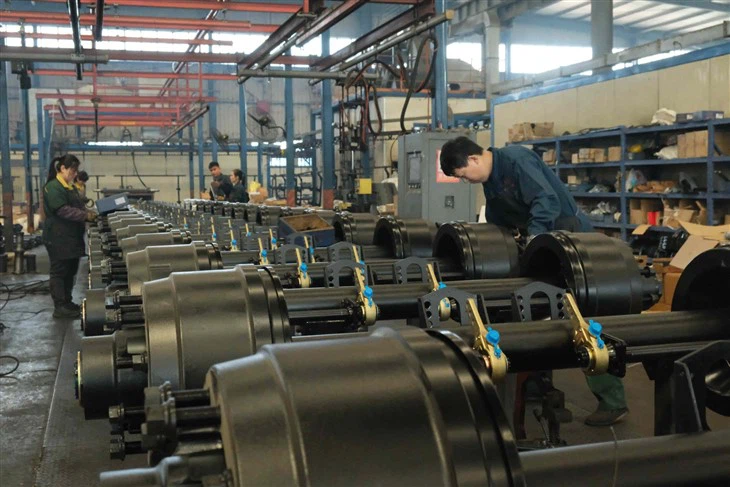 13 Ton German Type Outboard Type Axle